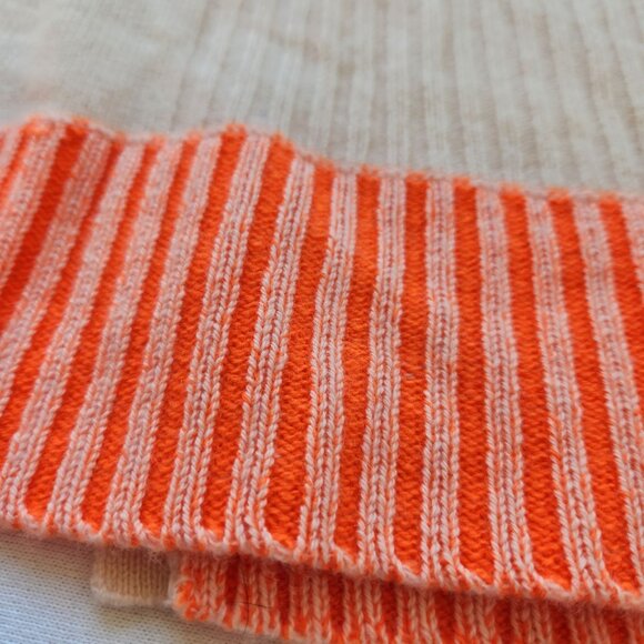 Duffy Cashmere Boxy Sweater Pink Orange Sleeveless Soft Feminine Pastel Cute - Picture 4 of 11